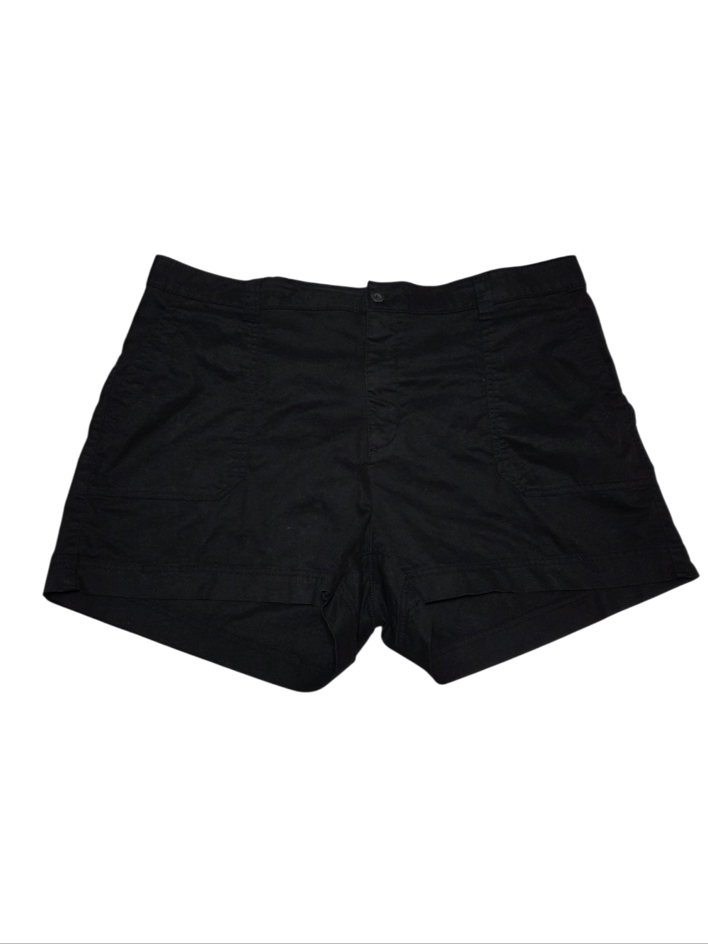 Old Navy Black Soft High-Rise OG Chino Shorts 4" Inseam ~ Pre-Owned Size XXL